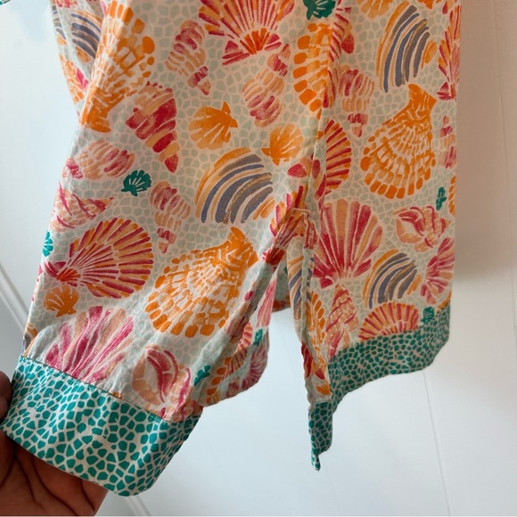 Women’s Talberts 2 XL nautical print with Teal Accents Great preowned condition - Picture 8 of 8